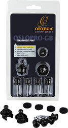 Straplock knop Ortega Set Straplock Pro Noir