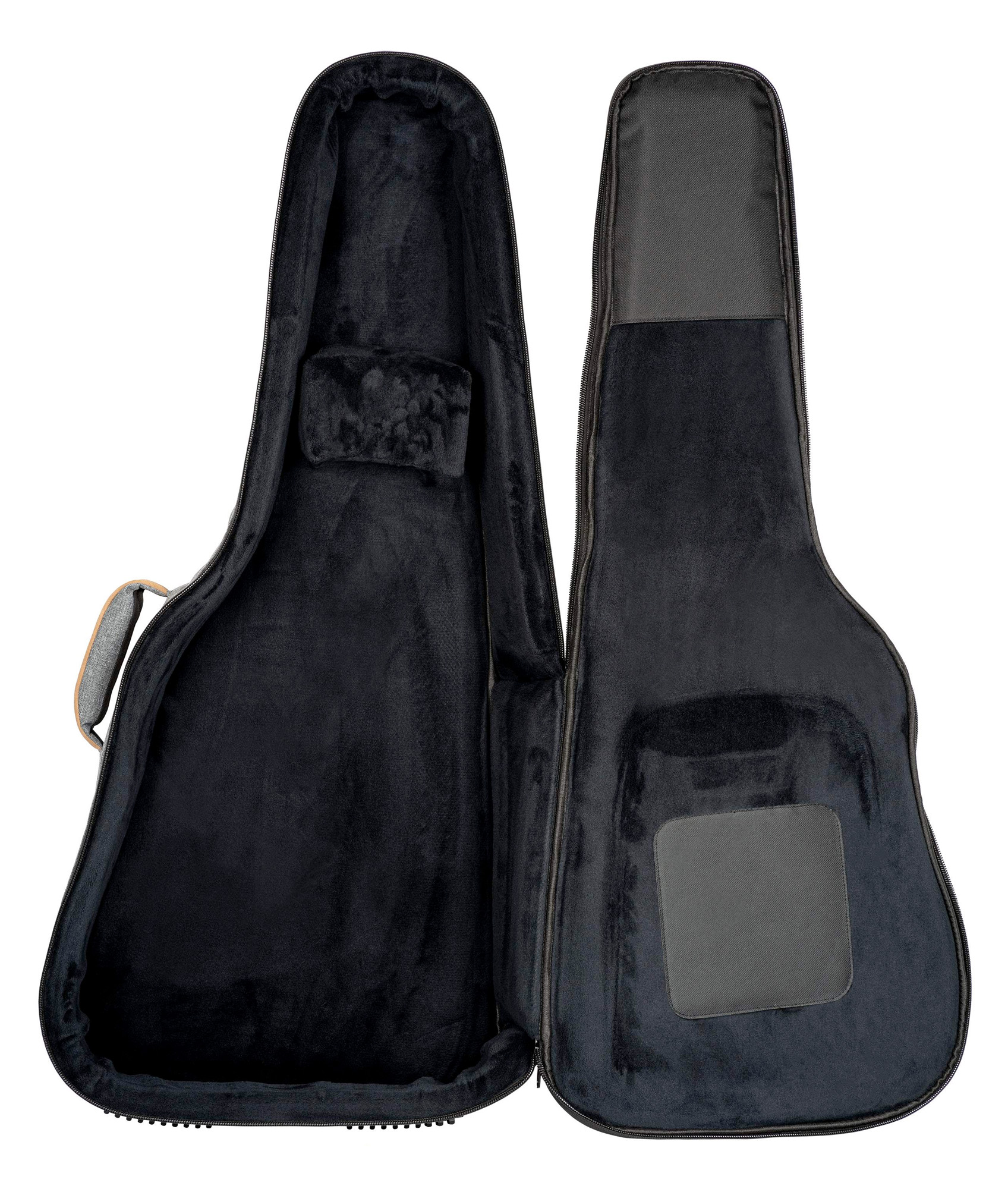 Ortega Housse Folk Dreadnought Dlx Grey - Tas voor Akoestische Westerngitaar - Variation 1