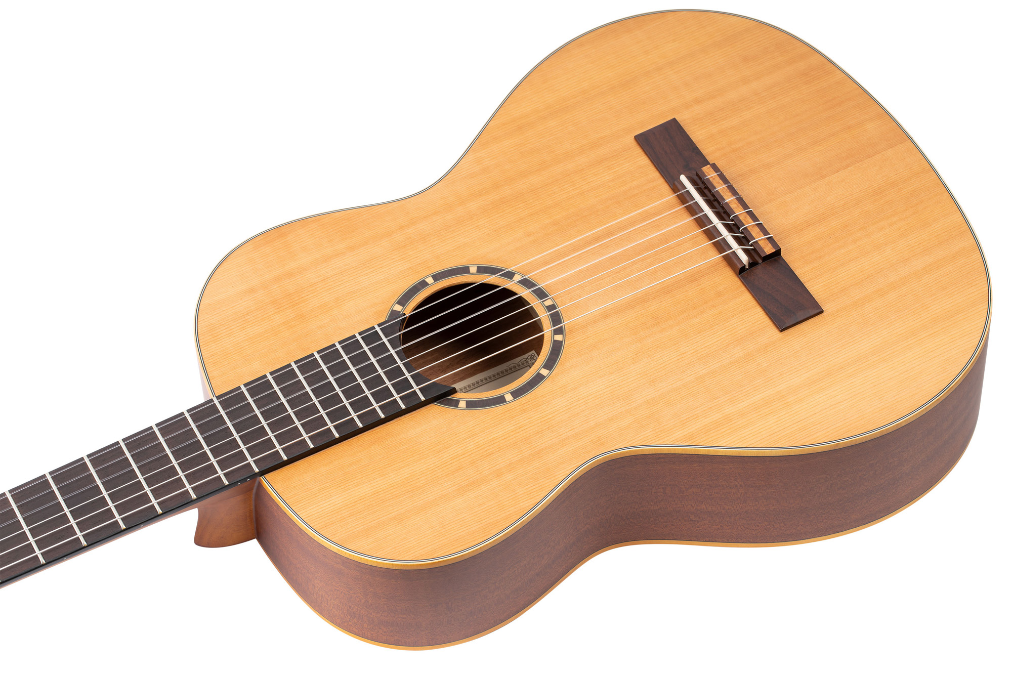 Ortega R122 52mm Cedre Acajou So + Housse - Natural - Klassieke gitaar 4/4 - Variation 1