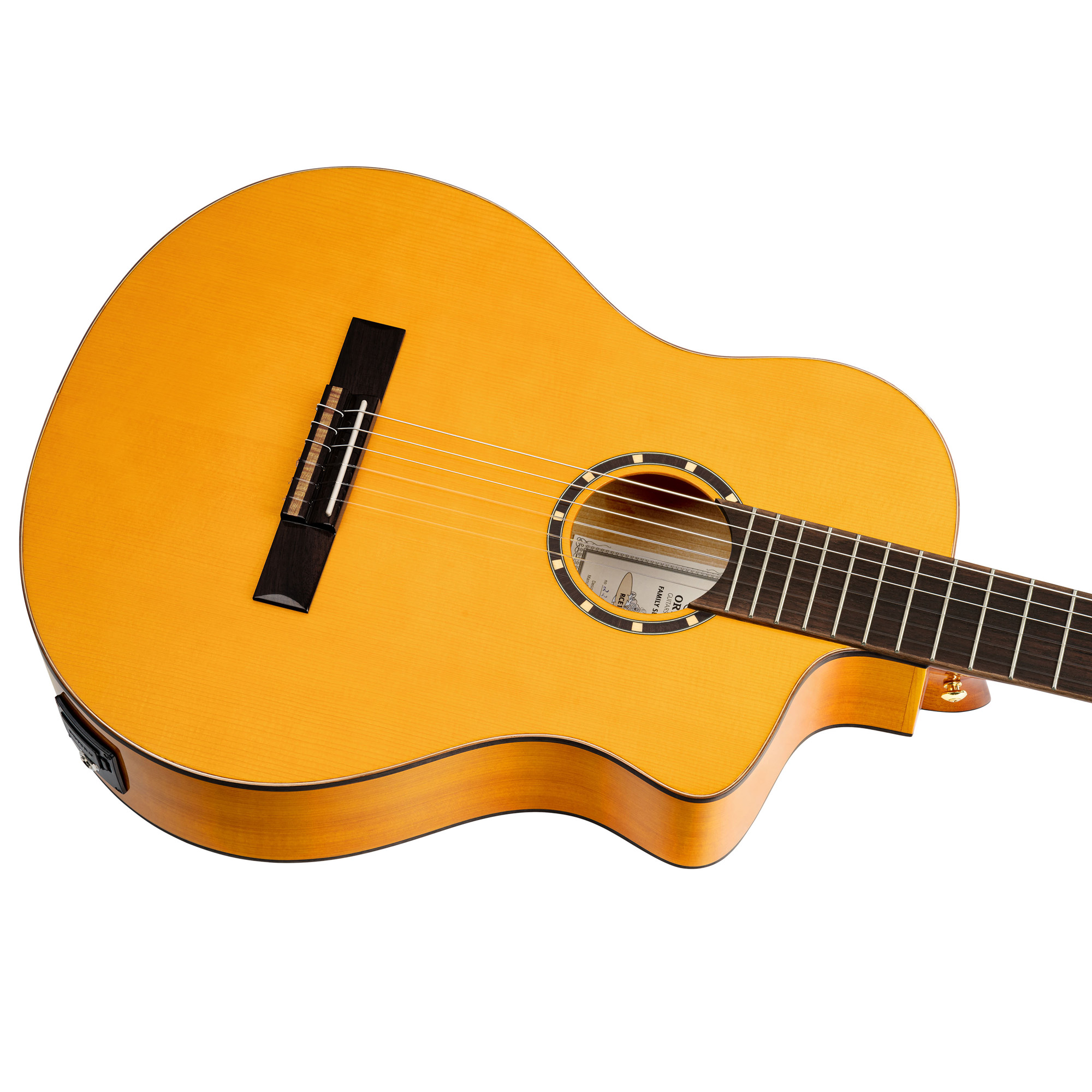 Ortega Rce170f 52mm Table Massive Epicea Cypres So + Housse - Natural - Klassieke gitaar 4/4 - Variation 1