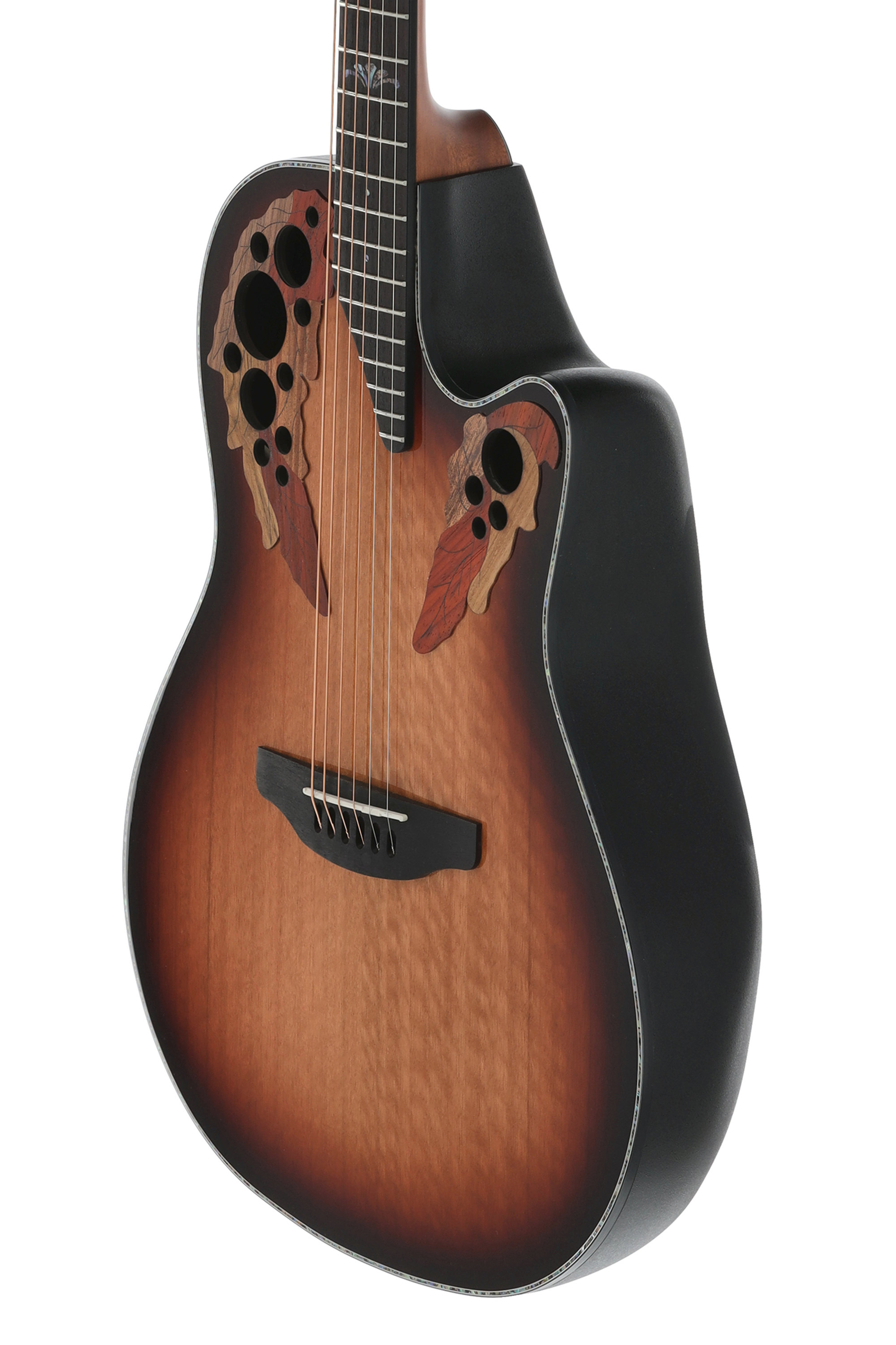 Ovation Ce44p-fle-g Guitare Électro-acoustique Celebrity Elite Plus Mid Cutaway Sunburst - Sunburst - Elektro-akoestische gitaar - Variation 4