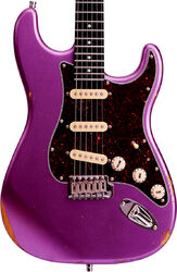 Elektrische gitaar in strat vorm Patina guitars PS-6 PP R - Purple relic