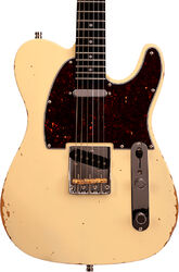Televorm elektrische gitaar Patina guitars PT-6 OW R - Olympic White Relic