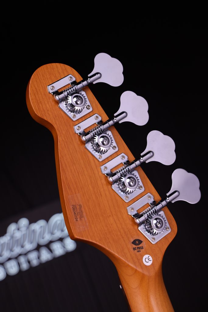 Patina Guitars Ppb3 Ow 1s Ht Rw - Olympic White - Solid body elektrische bas - Variation 4