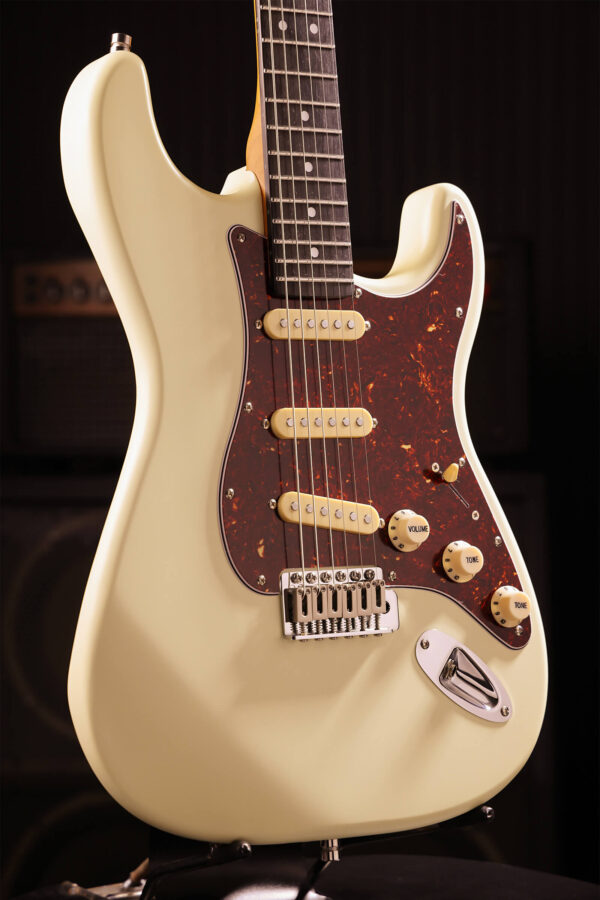 Patina Guitars Ps3 Ow 3s Trem Rw - Olympic White - Elektrische gitaar in Strat vorm - Variation 2