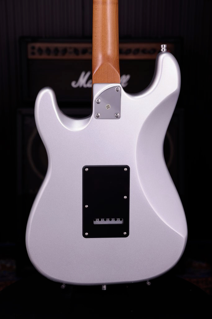 Patina Guitars Ps3 Sl 3s Trem Rw - Silver - Elektrische gitaar in Strat vorm - Variation 3
