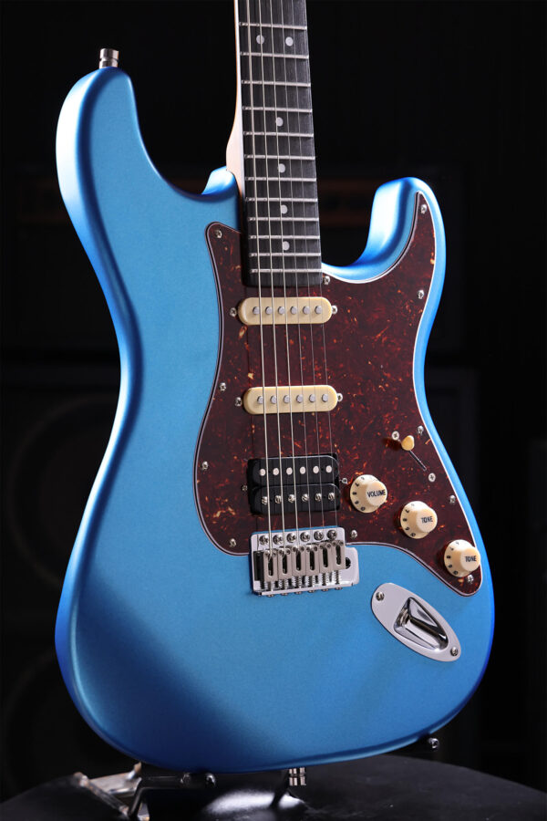 Patina Guitars Ps4 Lpb Hss Trem Rw - Lake Placid Blue - Elektrische gitaar in Strat vorm - Variation 2