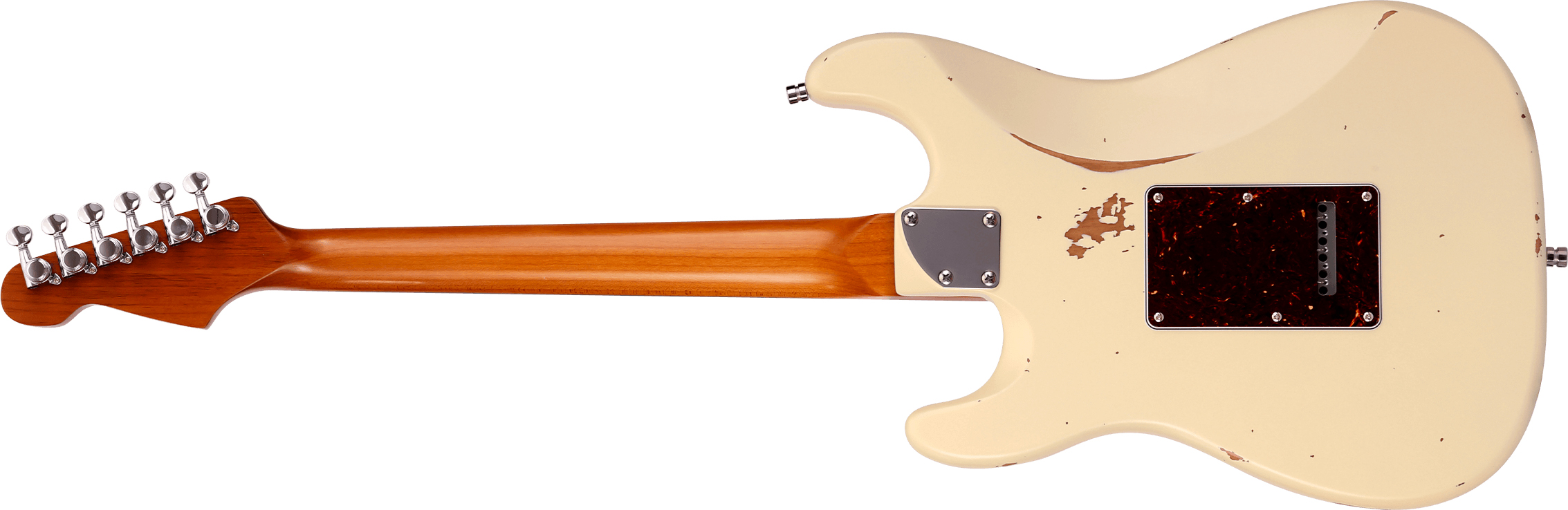 Patina Guitars Ps7 Ow R Hss Trem Rw - Olympic White - Elektrische gitaar in Strat vorm - Variation 1