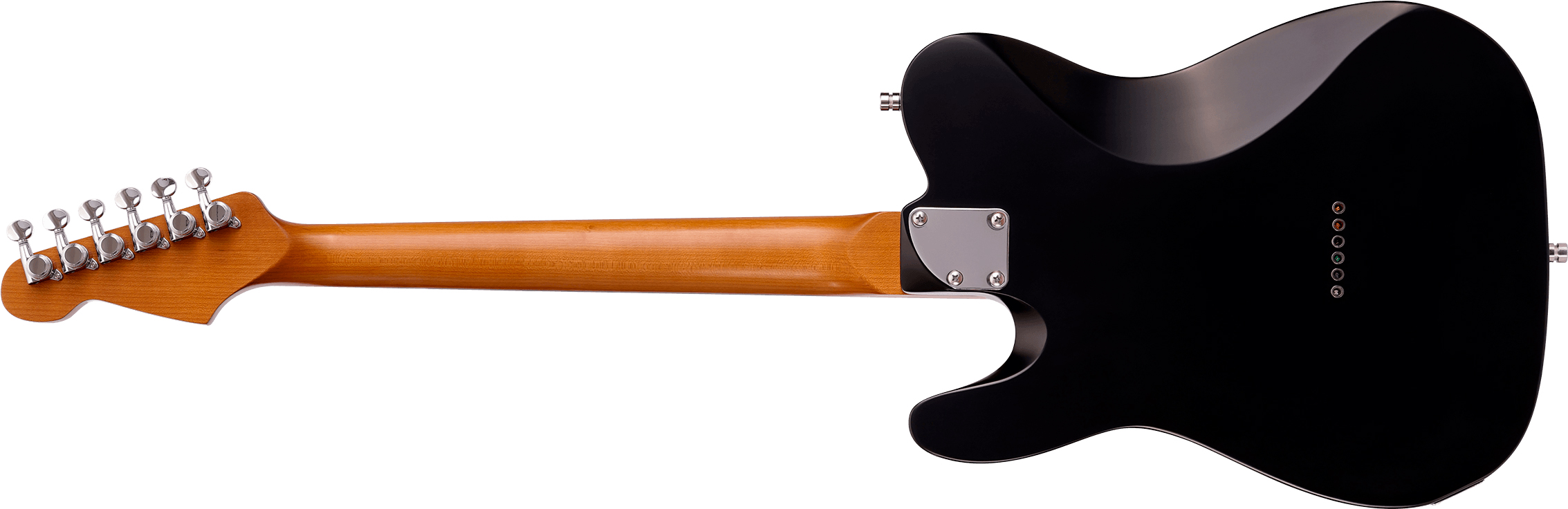 Patina Guitars Pt3 Bk 2s Ht Rw - Black - Televorm elektrische gitaar - Variation 1