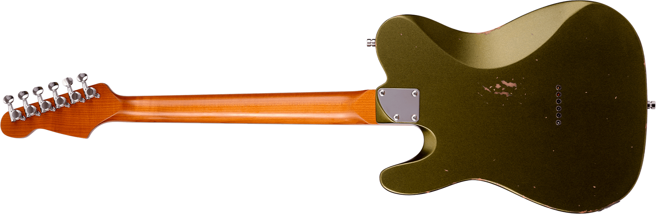 Patina Guitars Pt6 Sgr R 2s Ht Rw - Sherwood Green Relic - Televorm elektrische gitaar - Variation 1