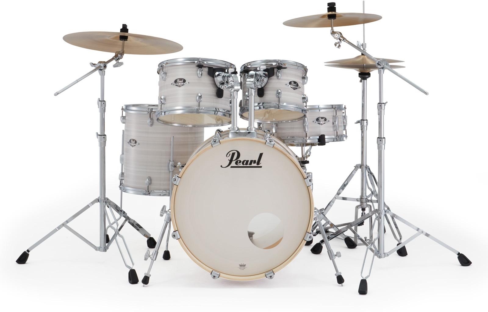 Pearl Export Fusion 20'' - 5 FÛts - Slipstream White - Fusion drumstel - Main picture