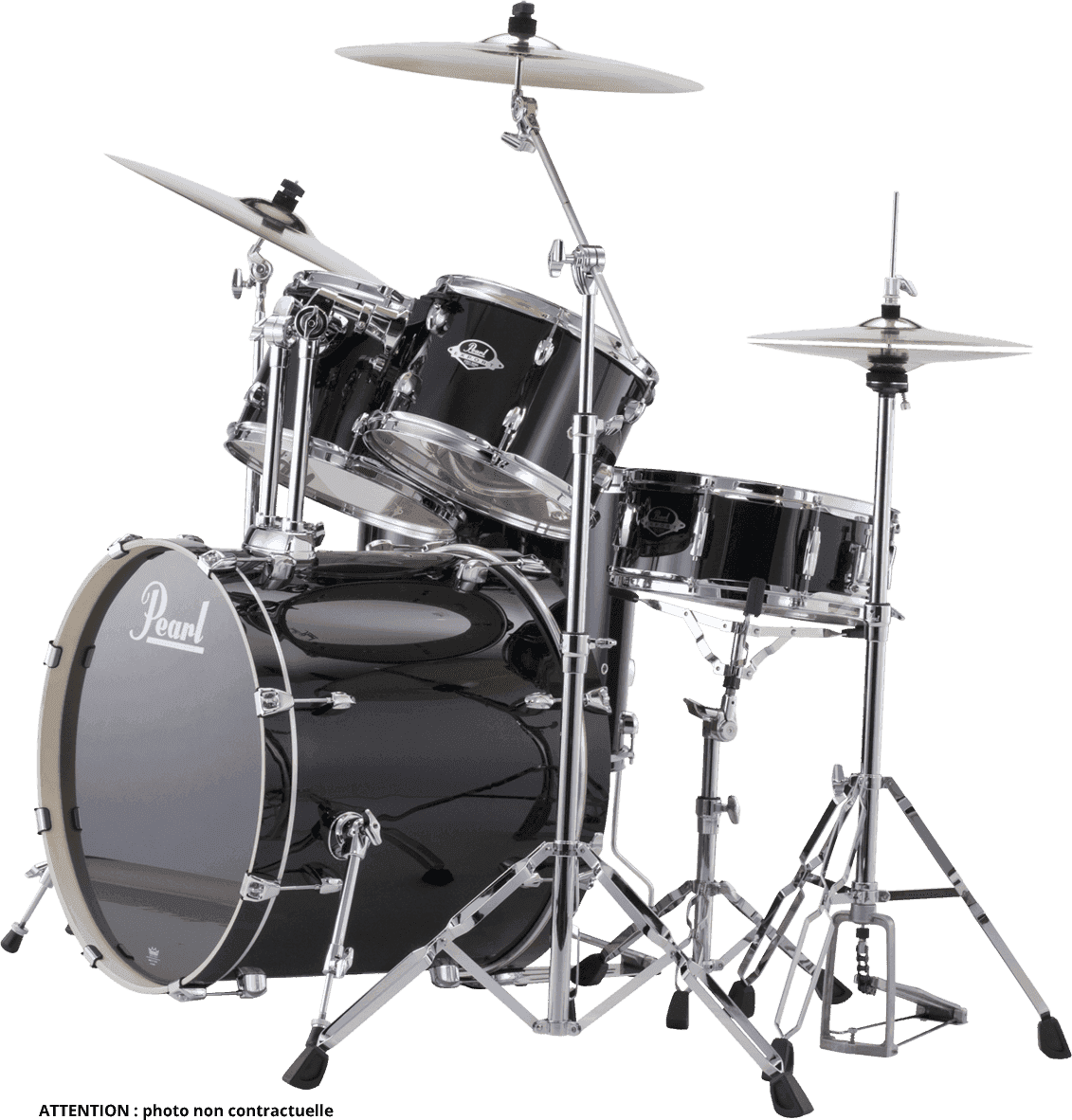 Pearl Exx725brc-31 Standard 22 - Jet Black - Standaard drumstel - Main picture