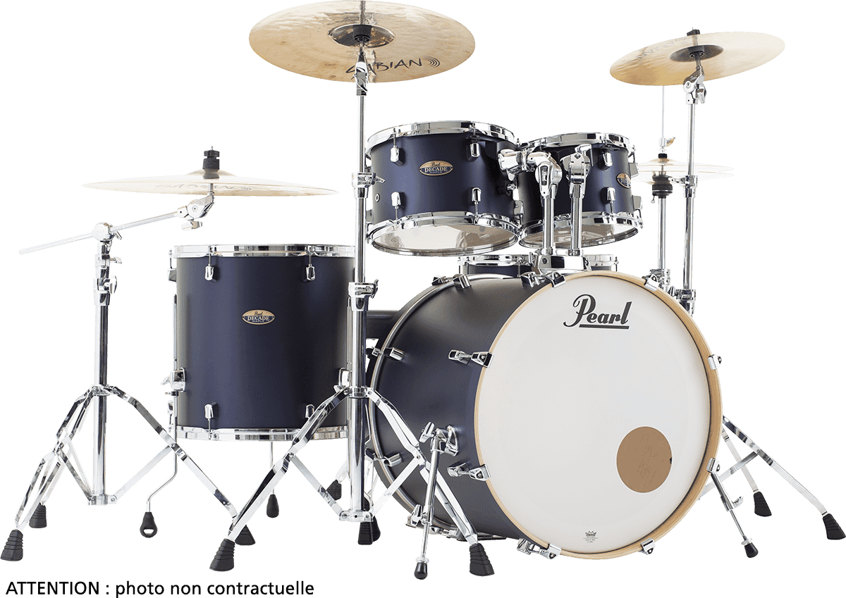 Pearl Ppa Dmp925sc-207 Decade Maple Rock 22 - Ultramarine Velvet - Fusion drumstel - Main picture