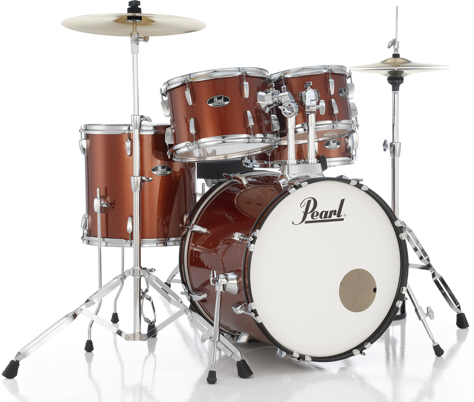 Pearl Roadshow Fusion 20'' - 5 FÛts - Burnt Orange Sparkle - Fusion drumstel - Main picture
