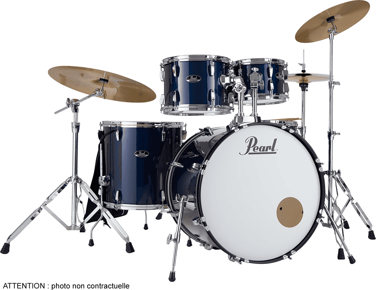 Pearl Roadshow Rock + B-50 + Pack Sabian Solar - Royal Blue Metallic - Rock drumstel - Main picture