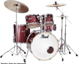 Fusion drumstel  Pearl Export EXX705NBRC-704 Fusion 20 - 5 trommels - Black cherry glitter
