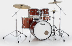 Fusion drumstel  Pearl Roadshow Plus Fusion 20'' + Pack Sabian Solar 3 Cymbales - 5 trommels - Burnt Orange Sparkle