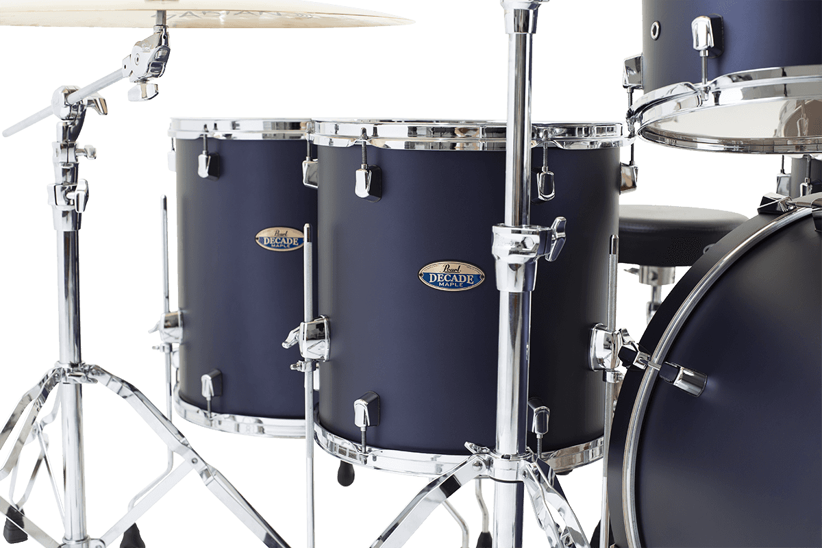 Pearl Decade Maple Hyper Rock Studio 22 Ultramarine Velvet - Ultramarine Velvet - Rock drumstel - Variation 3