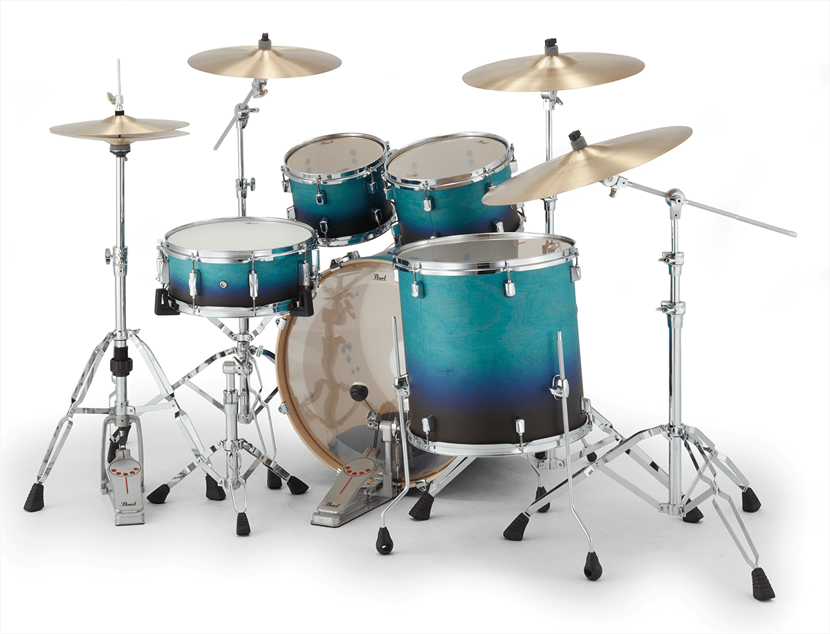 Pearl Decade Maple Stage 22 - Azure Daybreak - 5 FÛts - Azure Daybreak - Rock drumstel - Variation 4