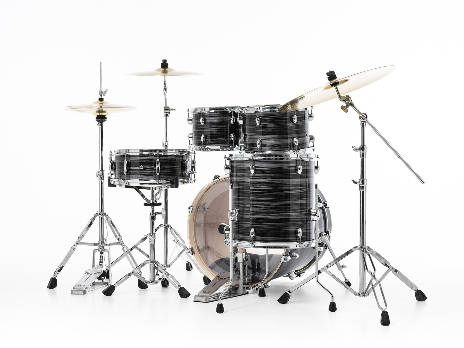 Pearl Export Fusion 20 - Graphite Silver Twist - Fusion drumstel - Variation 2