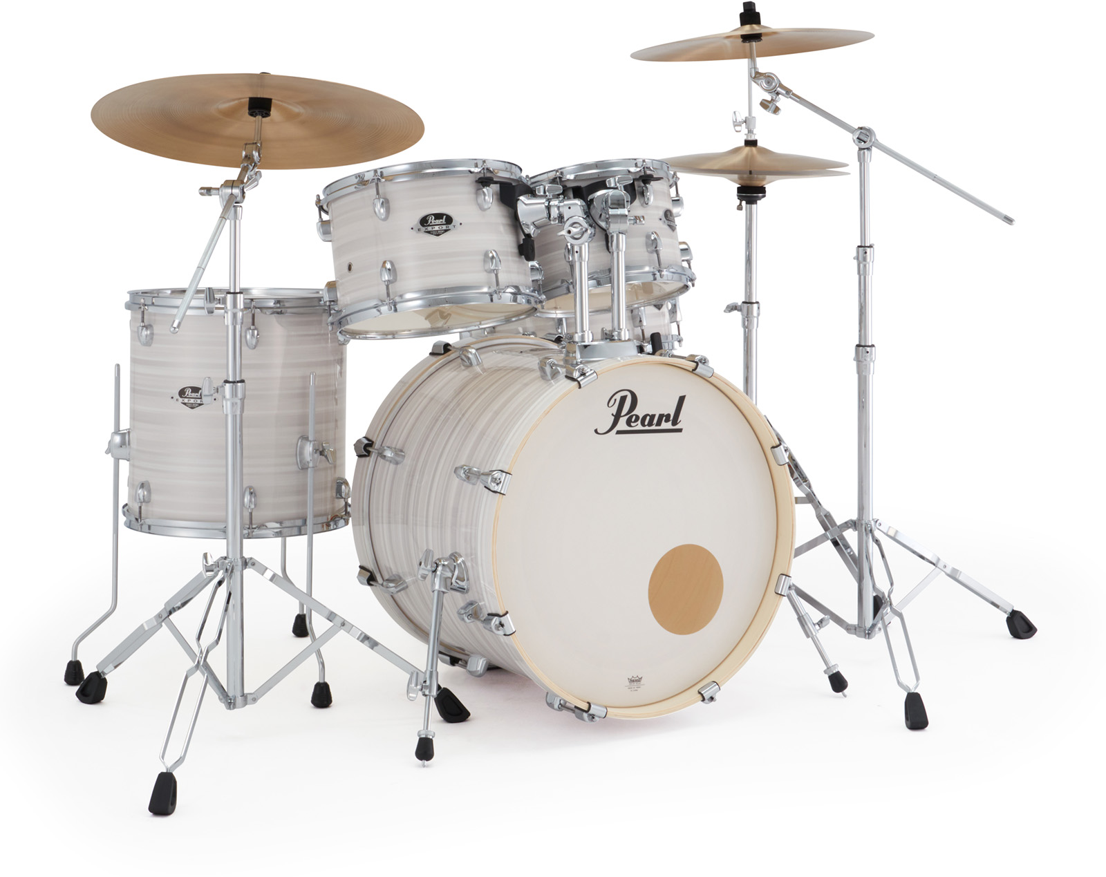 Pearl Export Fusion 20'' - 5 FÛts - Slipstream White - Fusion drumstel - Variation 1