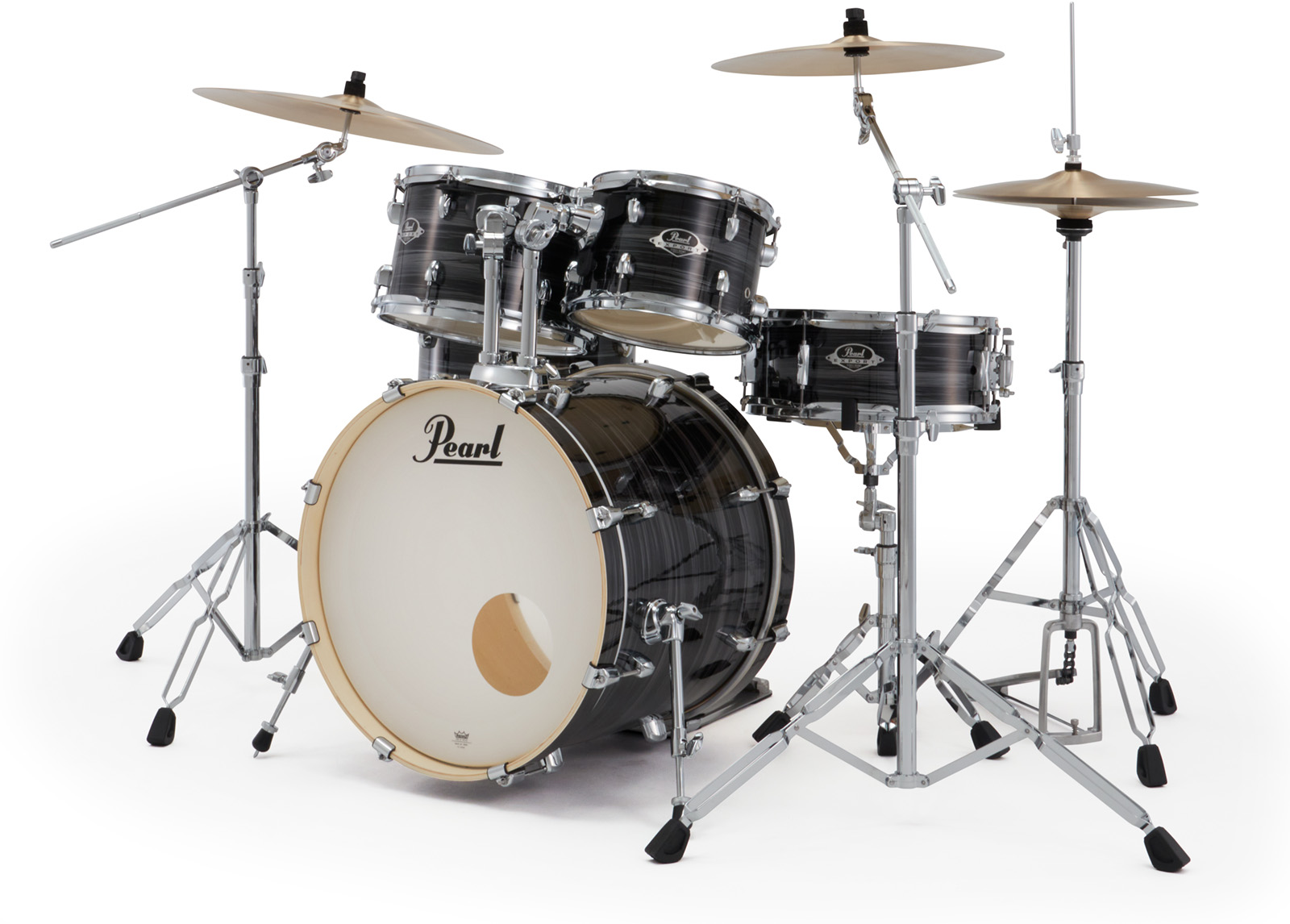 Pearl Export Fusion 20'' - 5 FÛts - Graphite Silver Twist - Fusion drumstel - Variation 1