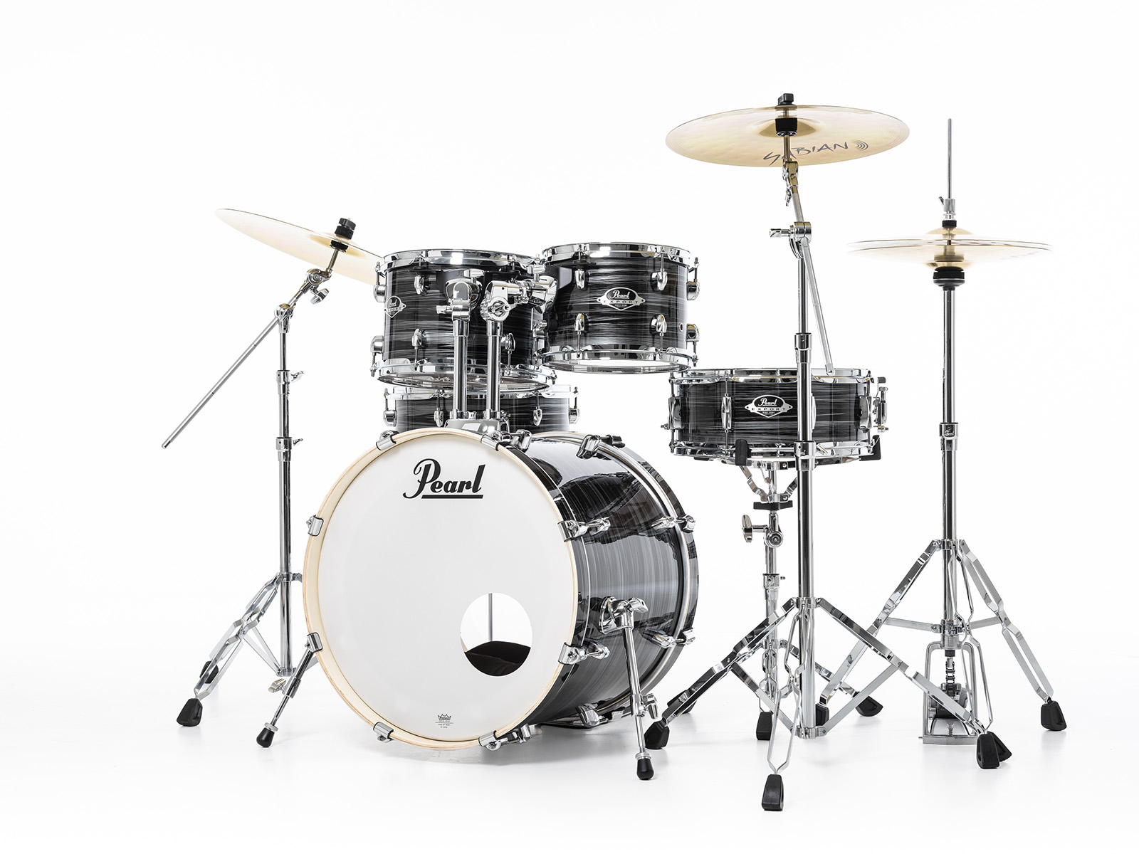 Pearl Export Fusion 20 - Graphite Silver Twist - Fusion drumstel - Variation 3