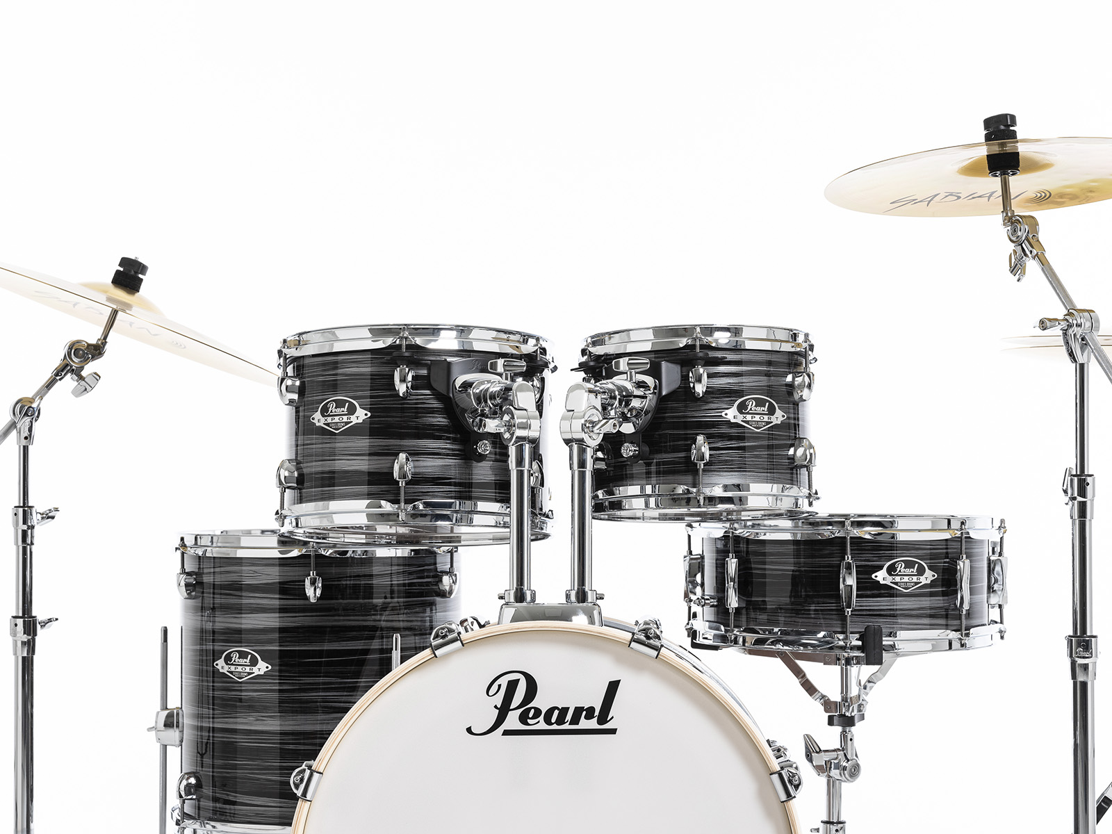 Pearl Export Fusion 20 - Graphite Silver Twist - Fusion drumstel - Variation 4