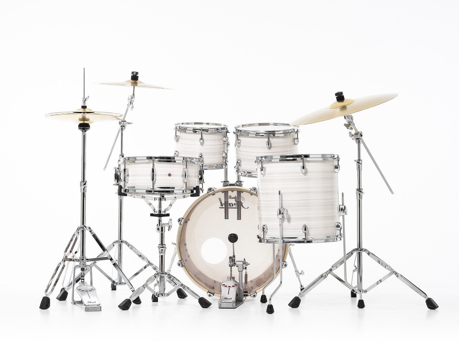 Pearl Export Fusion 20 - Slipstream White - Fusion drumstel - Variation 4