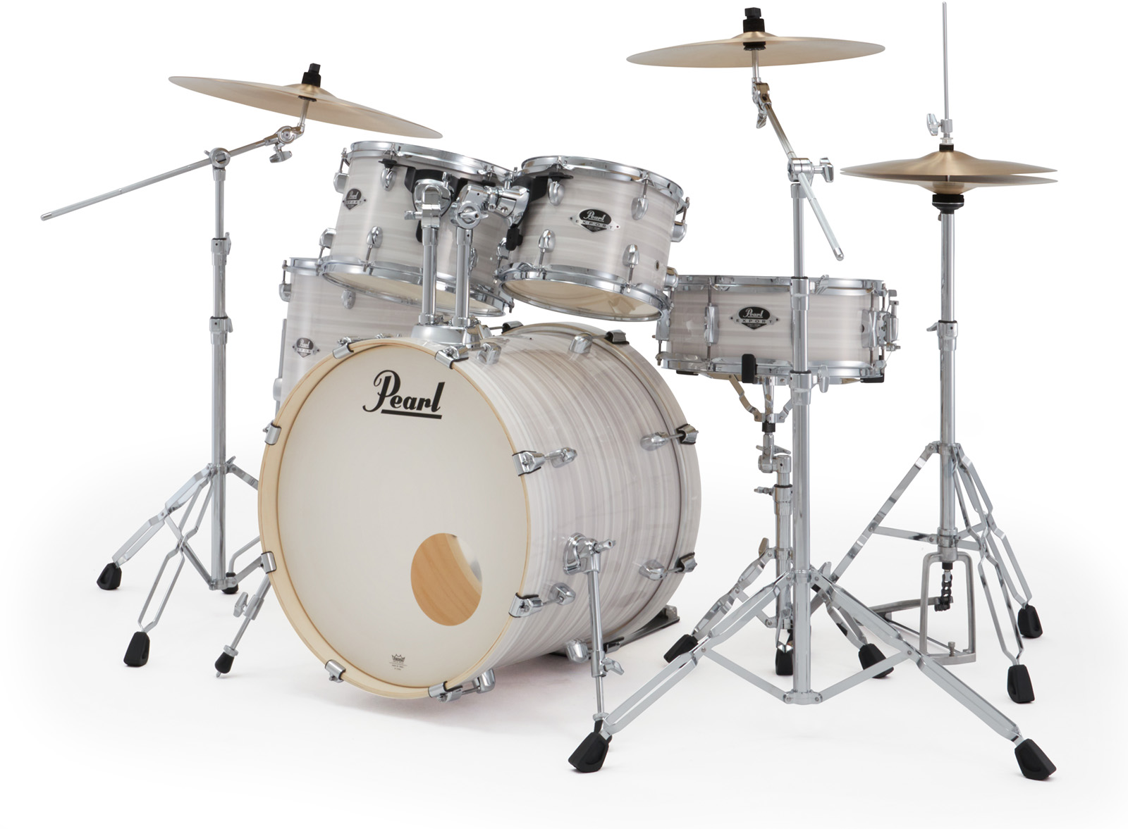 Pearl Export Fusion 20'' - 5 FÛts - Slipstream White - Fusion drumstel - Variation 4