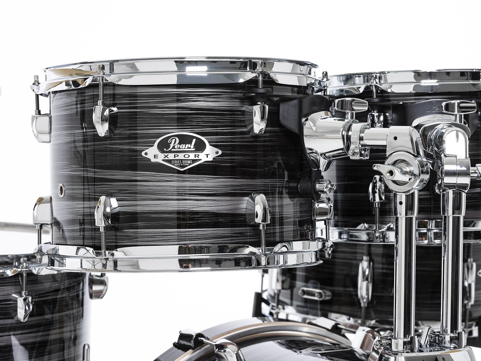 Pearl Export Fusion 20 - Graphite Silver Twist - Fusion drumstel - Variation 8