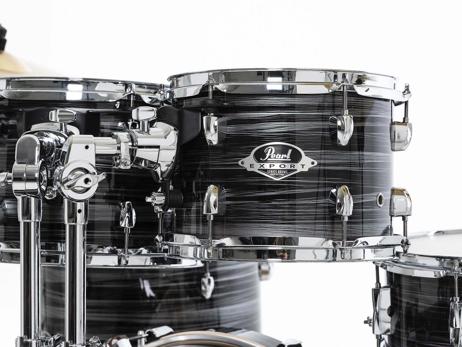 Pearl Export Fusion 20 - Graphite Silver Twist - Fusion drumstel - Variation 9