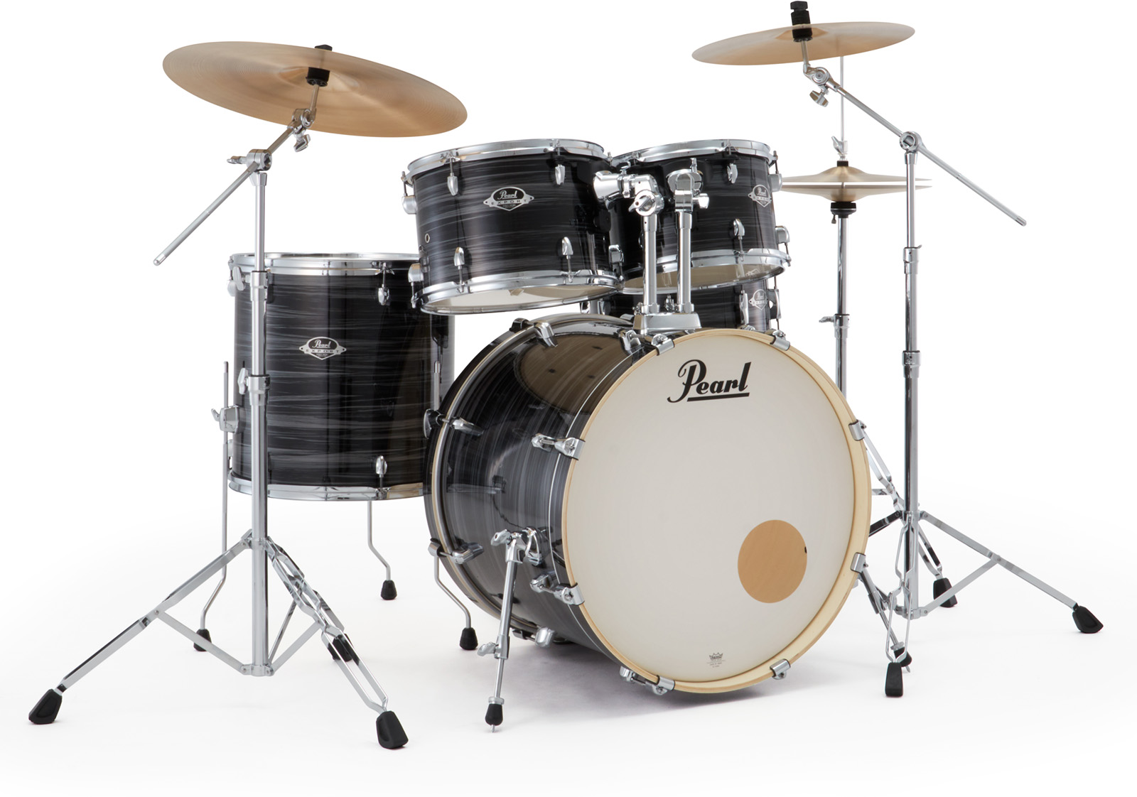 Pearl Export Standard 22'' - 5 FÛts - Graphite Silver Twist - Standaard drumstel - Variation 1