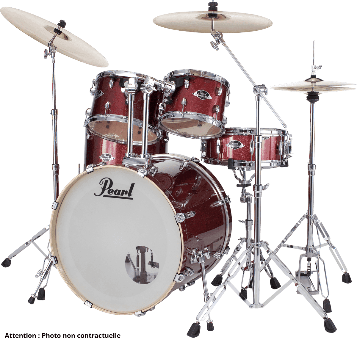 Pearl Exx725brc-704 Export Standard - Black Cherry Glitter - Standaard drumstel - Variation 1