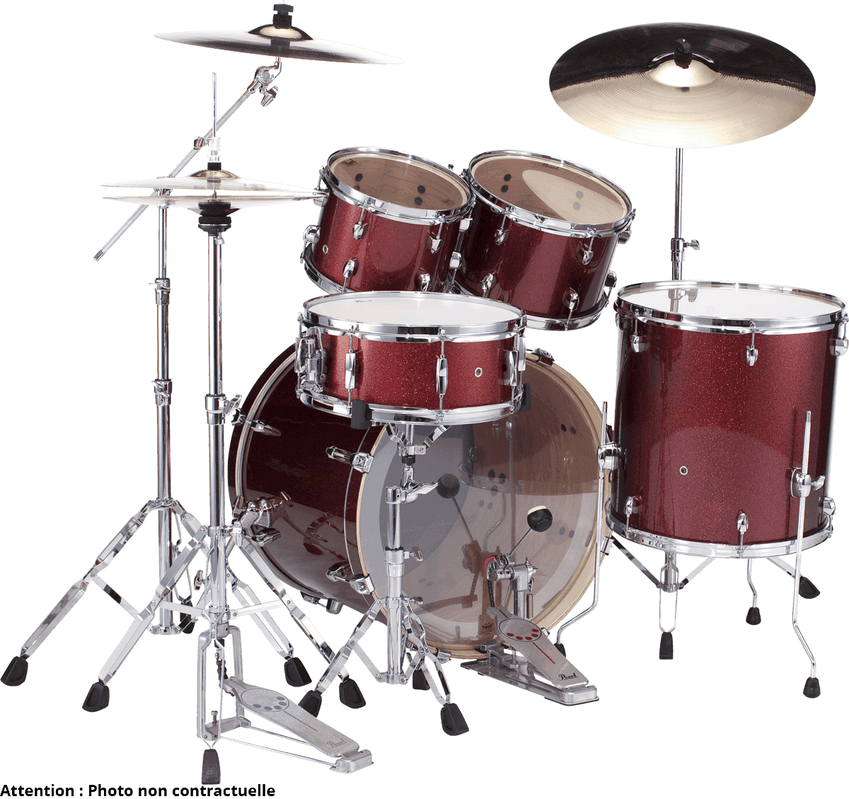 Pearl Exx725brc-704 Export Standard - Black Cherry Glitter - Standaard drumstel - Variation 2