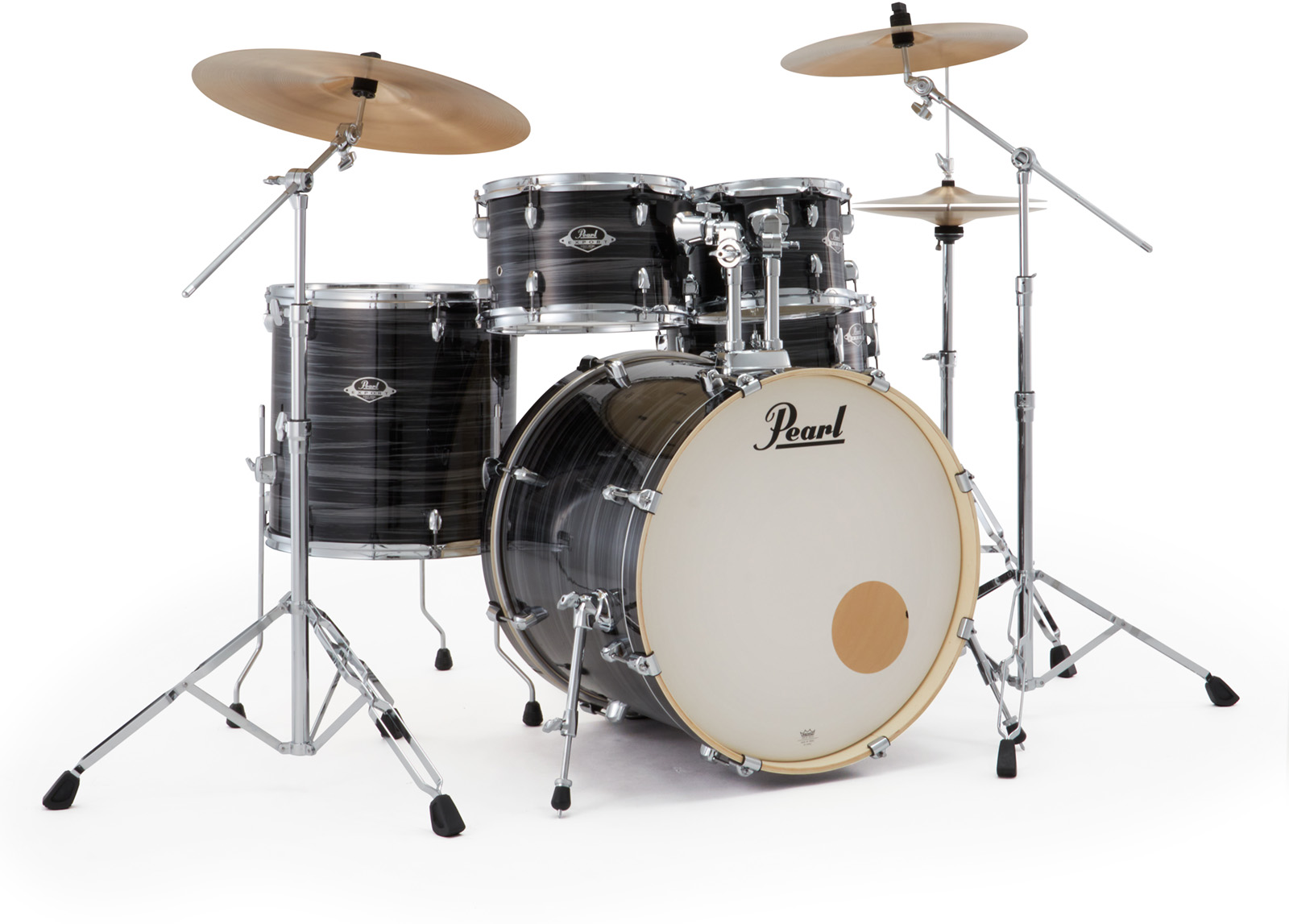 Pearl Export Rock 22'' - 5 FÛts - Graphite Silver Twist - Fusion drumstel - Variation 2