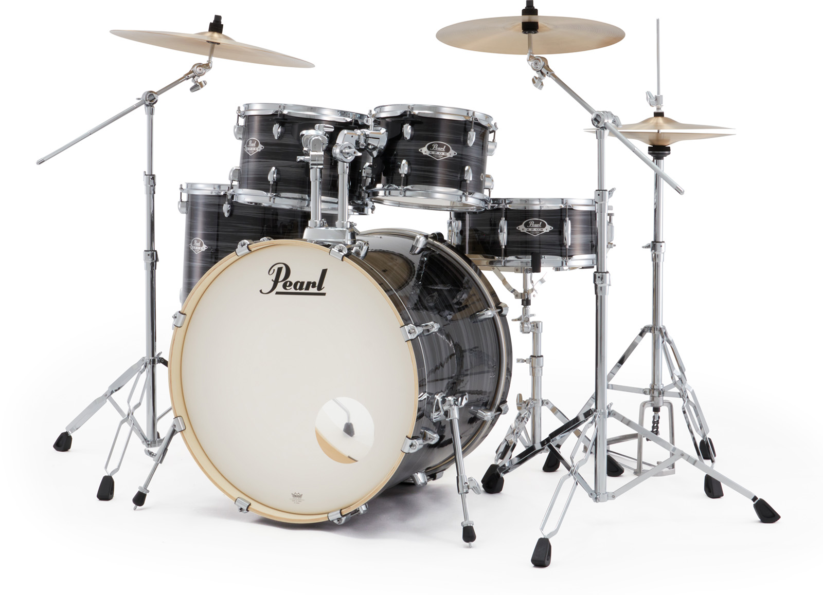 Pearl Export Rock 22'' - 5 FÛts - Graphite Silver Twist - Fusion drumstel - Variation 3