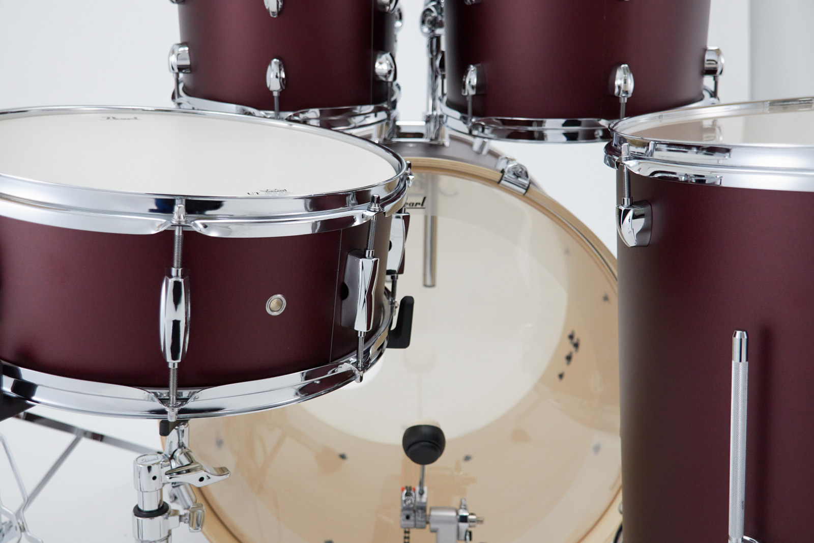 Pearl Export Rock 22'' - 5 FÛts - Satin Scarlet - Fusion drumstel - Variation 3