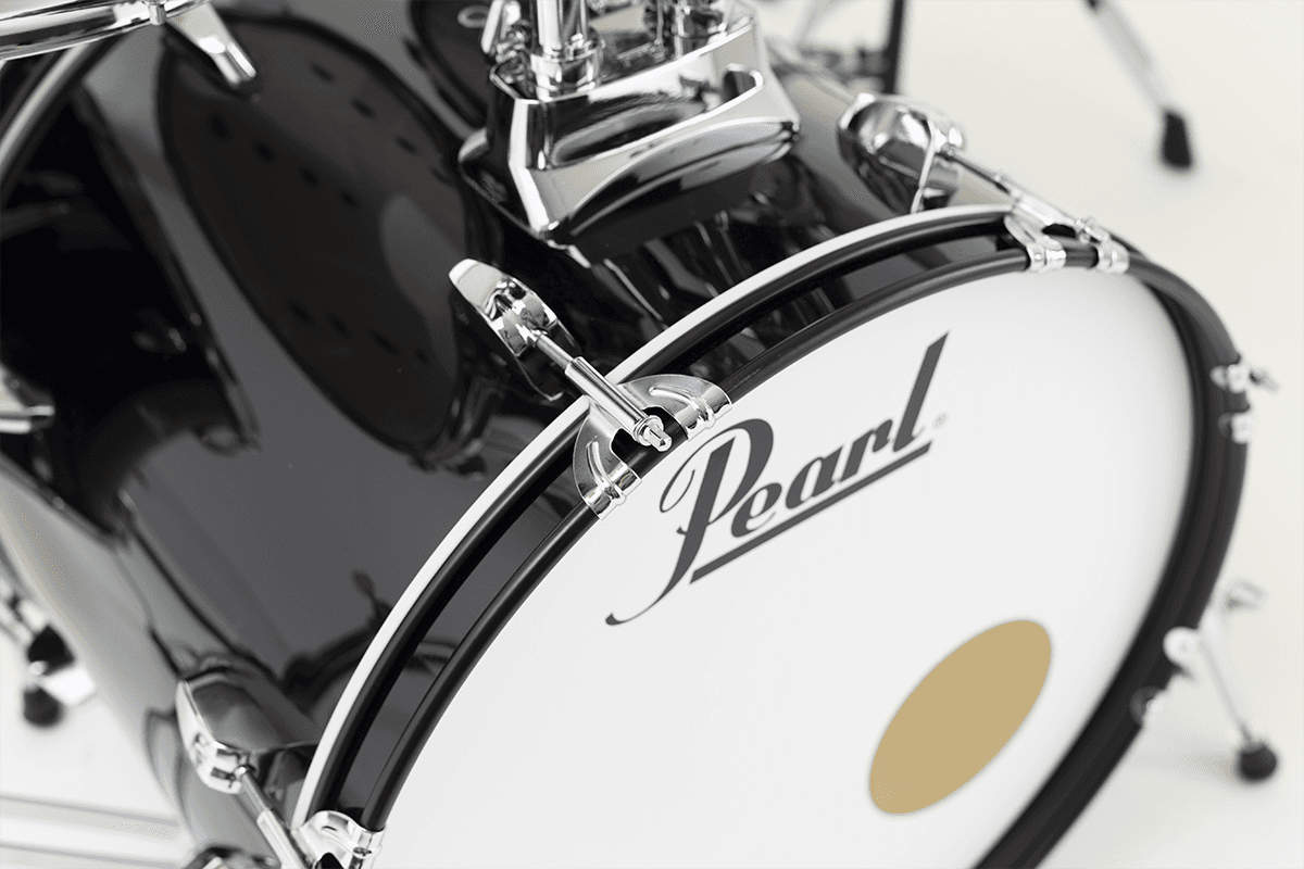 Pearl Fusion 20 - 5 FÛts - Jet Black - Fusion drumstel - Variation 4