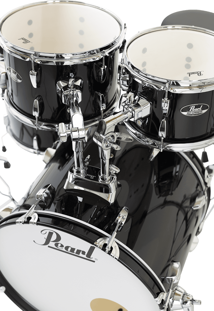 Pearl Roadshow Fusion 20 + B50 + Pack Solar Sabian Jet Black - 4 FÛts - Jet Black - Standaard drumstel - Variation 3