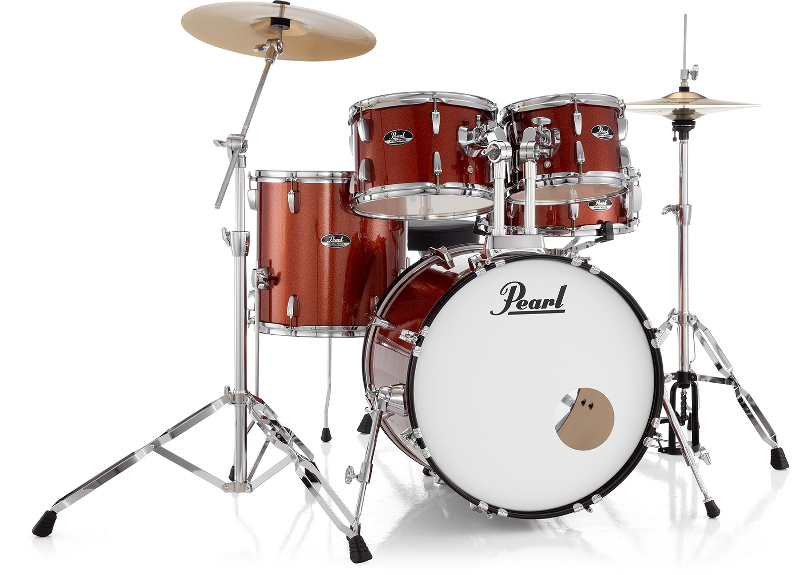 Pearl Roadshow Fusion 20'' - 5 FÛts - Burnt Orange Sparkle - Fusion drumstel - Variation 1