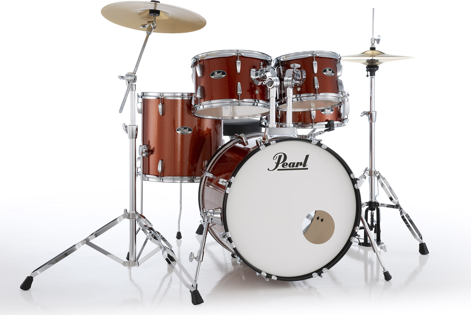 Pearl Roadshow Fusion 20'' - 5 FÛts - Burnt Orange Sparkle - Fusion drumstel - Variation 4