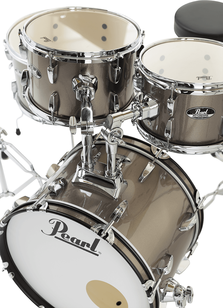 Pearl Roadshow Plus Junior 18'' + Pack Sabian Solar 3 Cy - 5 FÛts - Bronze Metallic - Junior drumstel - Variation 3
