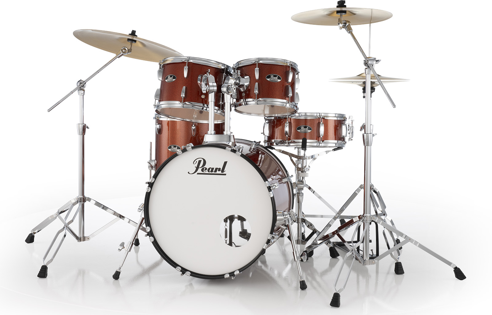 Pearl Roadshow Plus Rock 22'' + Pack Sabian Solar 3 Cymbales - 5 FÛts - Burnt Orange Sparkle - Rock drumstel - Variation 3