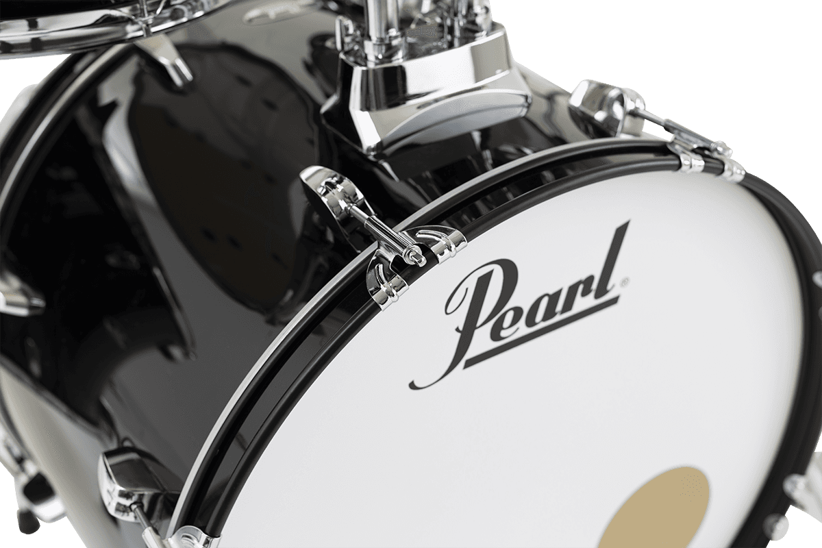 Pearl Roadshow Plus Rock 22'' + Pack Sabian Solar 3 Cymbales - 5 FÛts - Jet Black - Rock drumstel - Variation 4