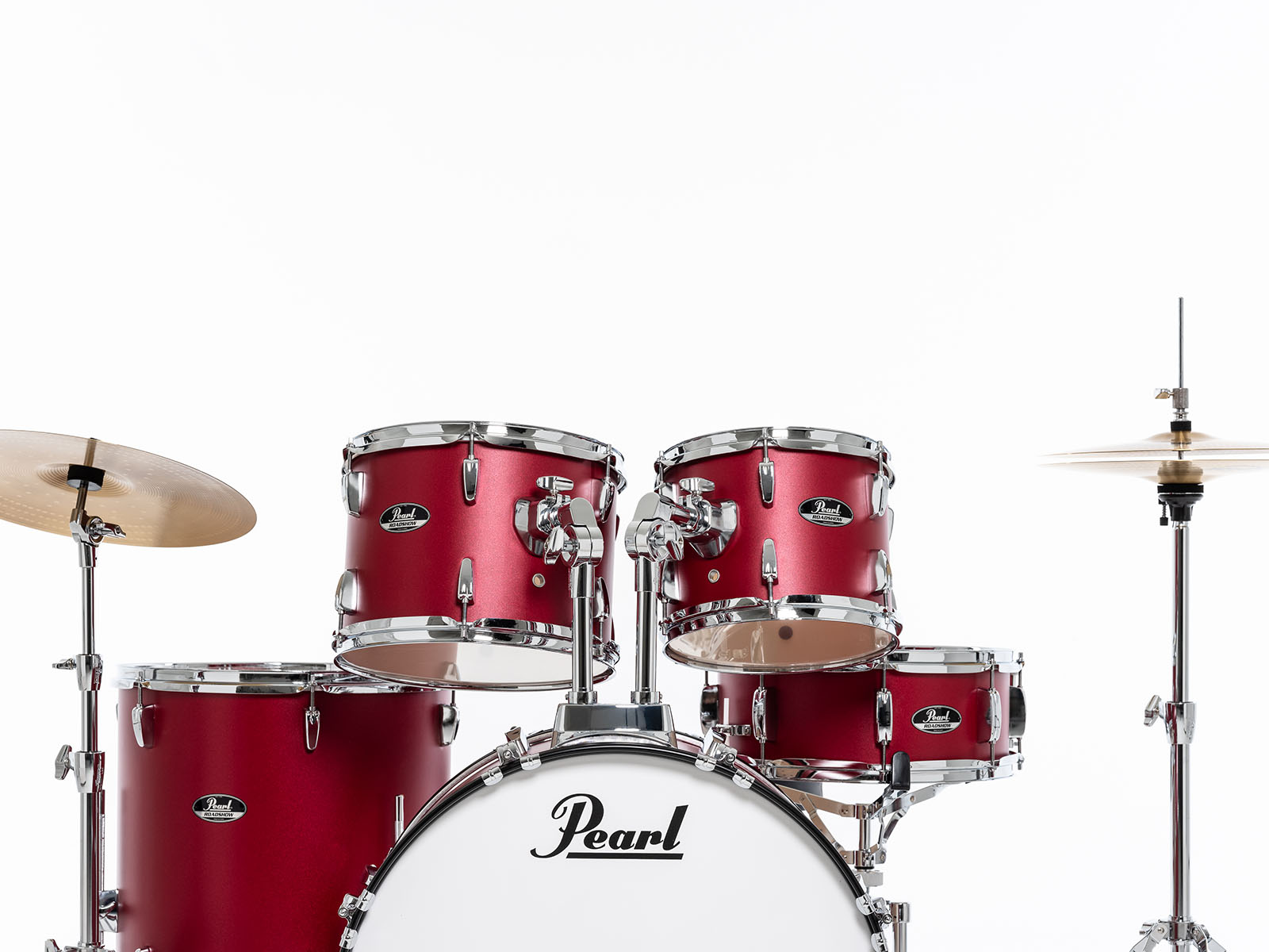 Pearl Roadshow Rock 22'' - 5 FÛts - Matte Red - Rock drumstel - Variation 3