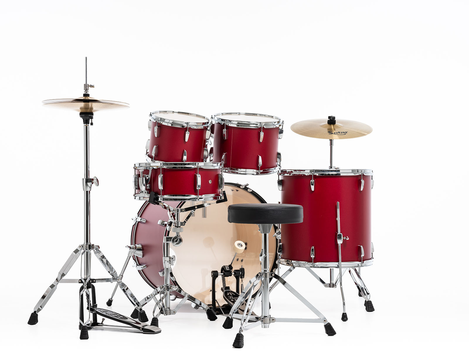 Pearl Roadshow Rock 22'' - 5 FÛts - Matte Red - Rock drumstel - Variation 4