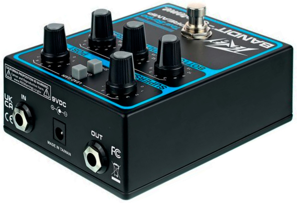 Peavey Bandit Supreme Teal Stripe Preamp Legacy - Overdrive/Distortion/fuzz effectpedaal - Variation 2