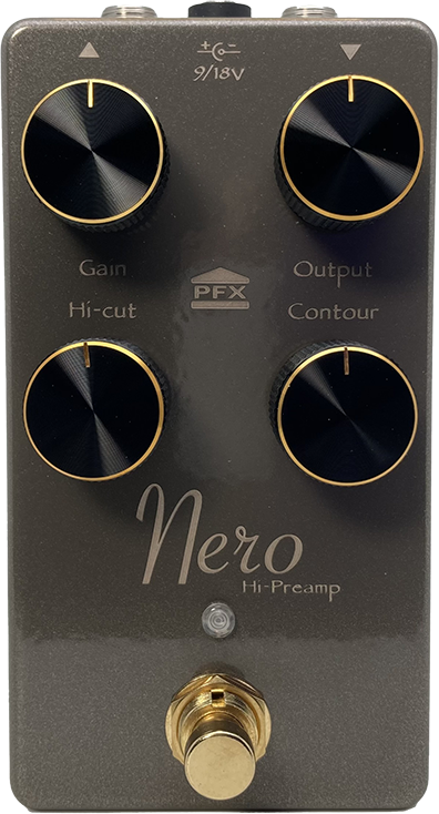 Pfx Circuits Nero Hi-preamp Overdrive - Overdrive/Distortion/fuzz effectpedaal - Main picture