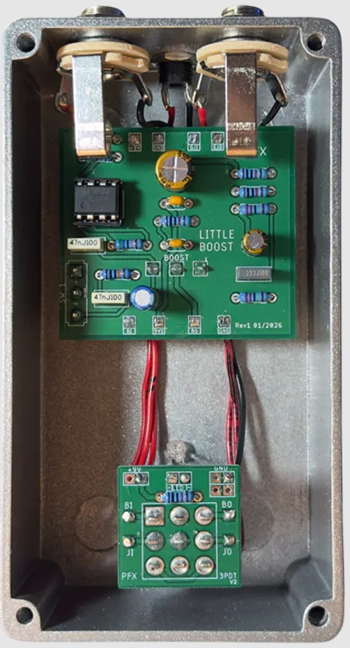 Pfx Circuits Little Boost - Volume/boost/expression effect pedaal - Variation 2